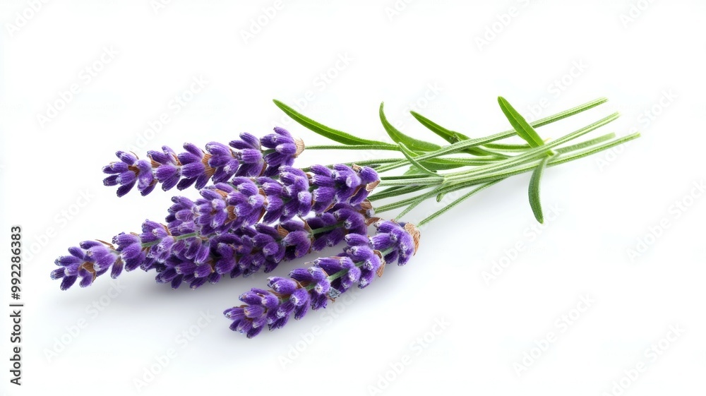 Naklejka premium A bunch of purple lavender flowers