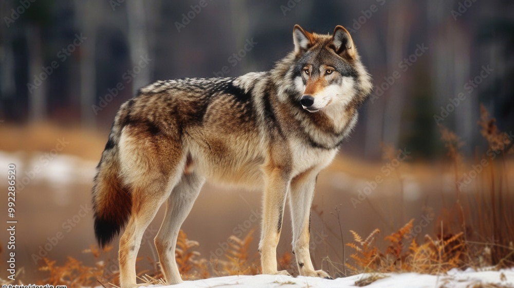 Majestic Wolf in High Definition. Nature and Wildlife enthusiasts concept Majestic Wolf in High Definition. Nature and Wildlife enthusiasts concept