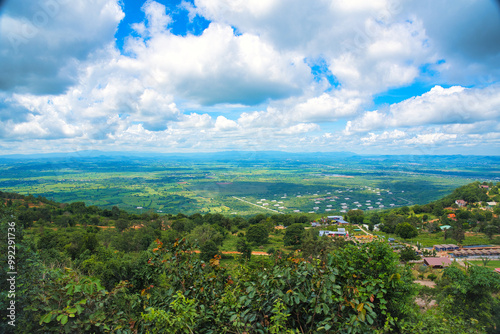 カオヤイのキャンプ場からの綺麗な景色　ナコーンラーチャシーマ・タイ　Beautiful Khao Yai View at Nakhon Ratchasima