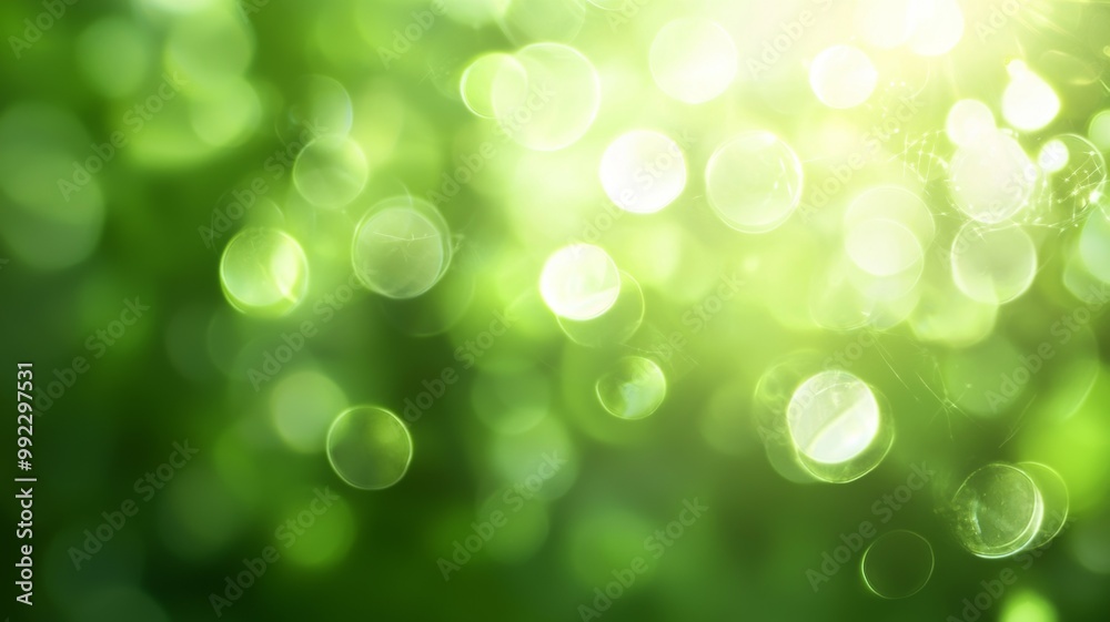A green background with many small circles A green background with many small circles