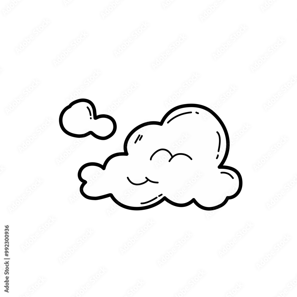 hand drawn clouds hand drawn clouds