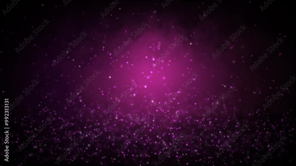 Beautiful mysterious dark purple magenta background. Seamless looping animation of floating dots in front of black backdrop. Beautiful mysterious dark purple magenta background. Seamless looping animation of floating dots in front of black backdrop.