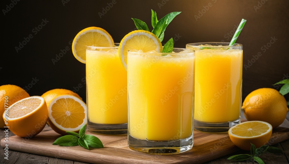 Fototapeta premium Sunny Citrus Trios