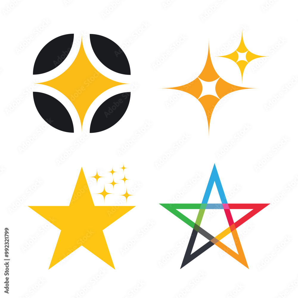 Star Logo Vector Template Icon Star Logo Vector Template Icon