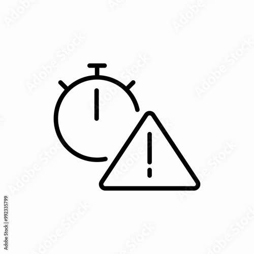 crunch time finance icon sign vector