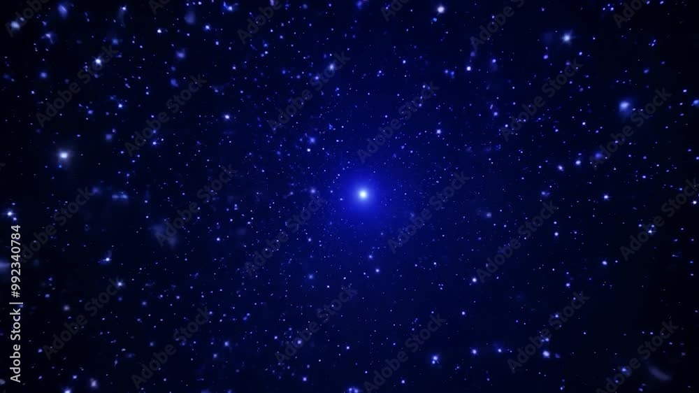 Beneath a vast night sky, countless stars twinkle against a deep blue background, showcasing the serene beauty of the universe in all its splendor Beneath a vast night sky, countless stars twinkle against a deep blue background, showcasing the serene beauty of the universe in all its splendor