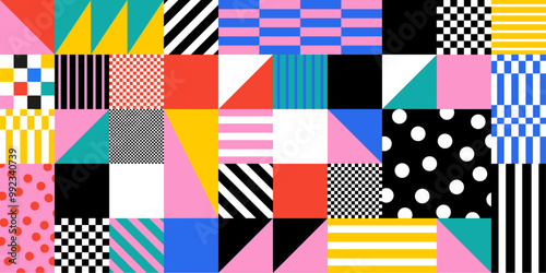 A-Playful-Geometric-multi-pattern-background