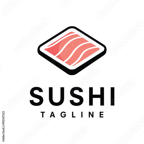 sushi logo vector template illustration