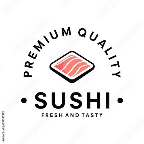 sushi logo vector template illustration