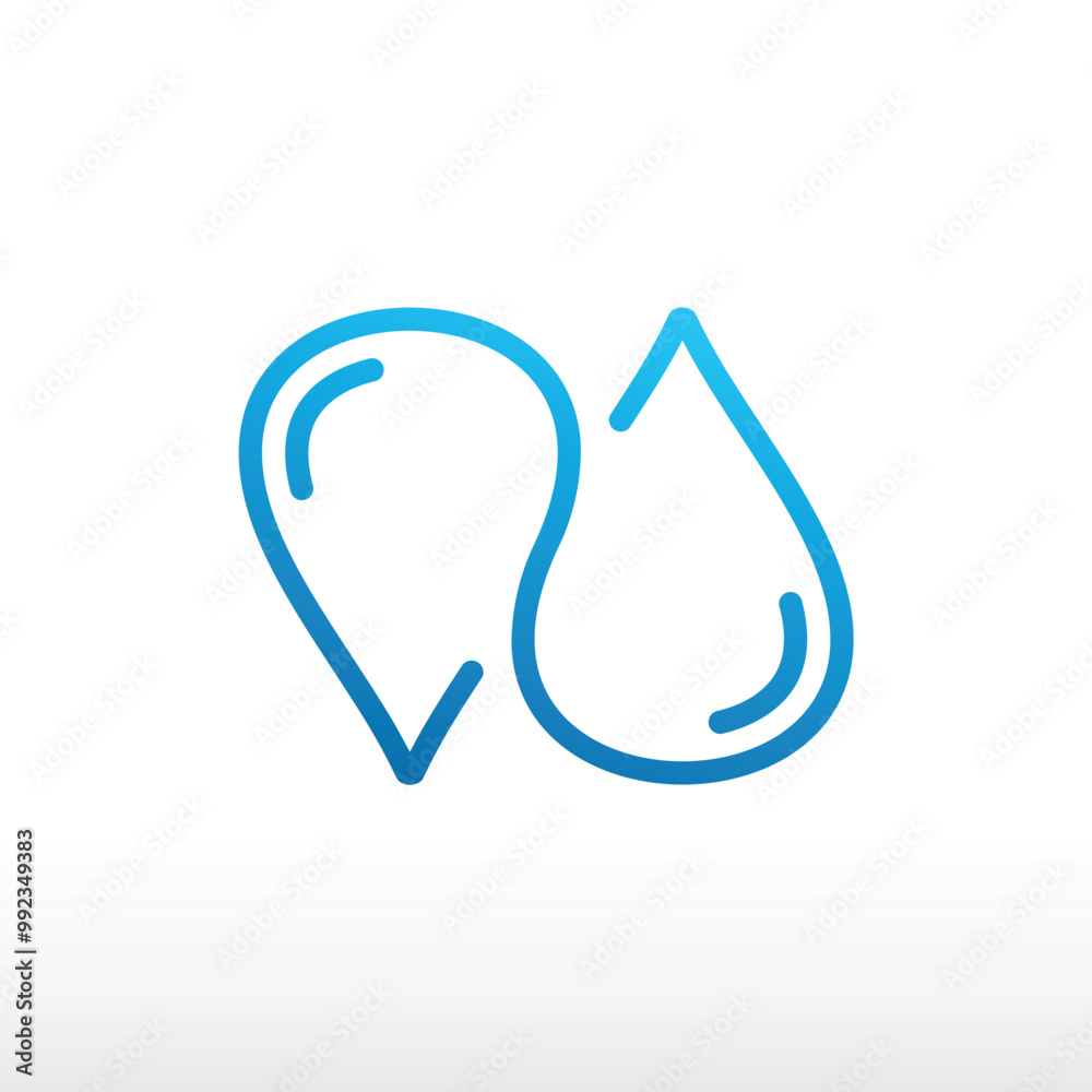 water logo design template vector illustration water logo design template vector illustration