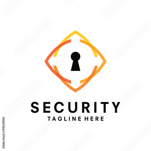 security logo design template vector illustration