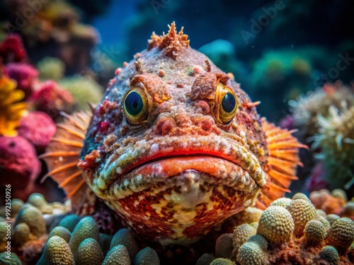 Captivating Close-Up Images of Stonefish Camouflaged in their Natural Coral Reef Habitat