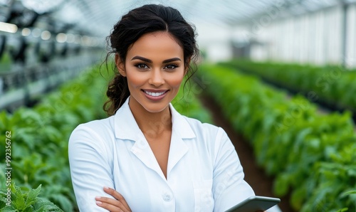 Female Agriculture Engineer: Innovation in Modern Sustainable Farming with Technology Integration