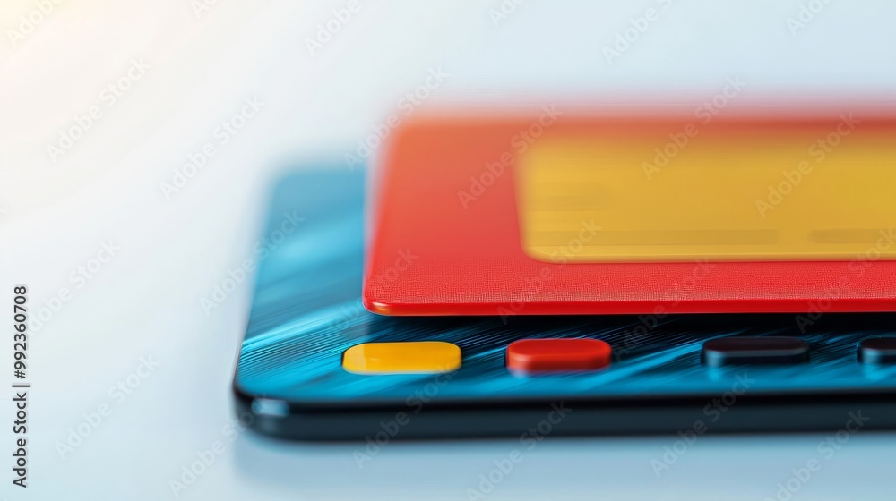 Close-Up of Credit Cards for Financial Transactions and Online Payments Concept Close-Up of Credit Cards for Financial Transactions and Online Payments Concept