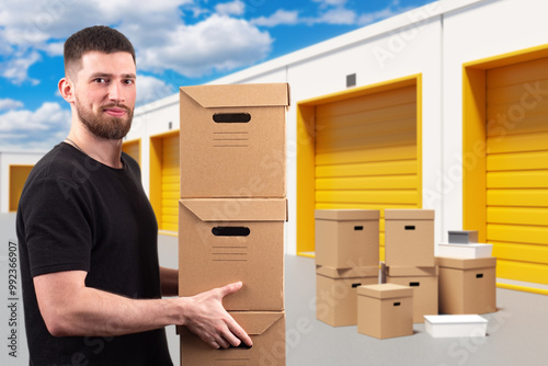 Man rents storage unit. Guy...