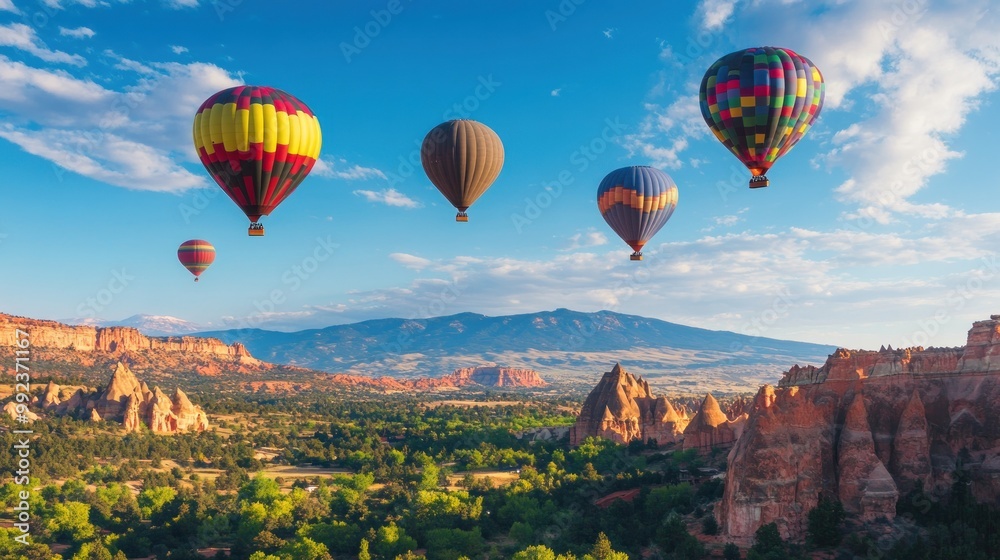 Obraz premium Hot Air Balloons Over Cappadocia