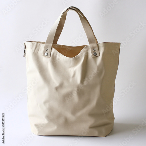 . Reusable Canvas Tote Bags Baggu Duck Bag: Durable canvas tote with an adjustable strap and multiple pockets photo