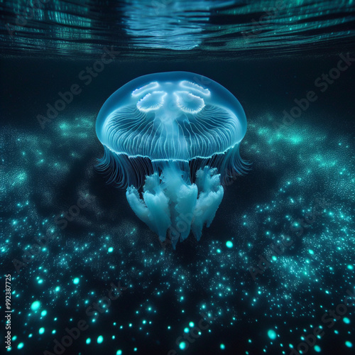 Did you know? The Immortal Jellyfish (Turritopsis dohrnii) can potentially live forever! 🪼 When threatened or injured, it reverts back to its juvenile form, essentially restarting its life cycle photo