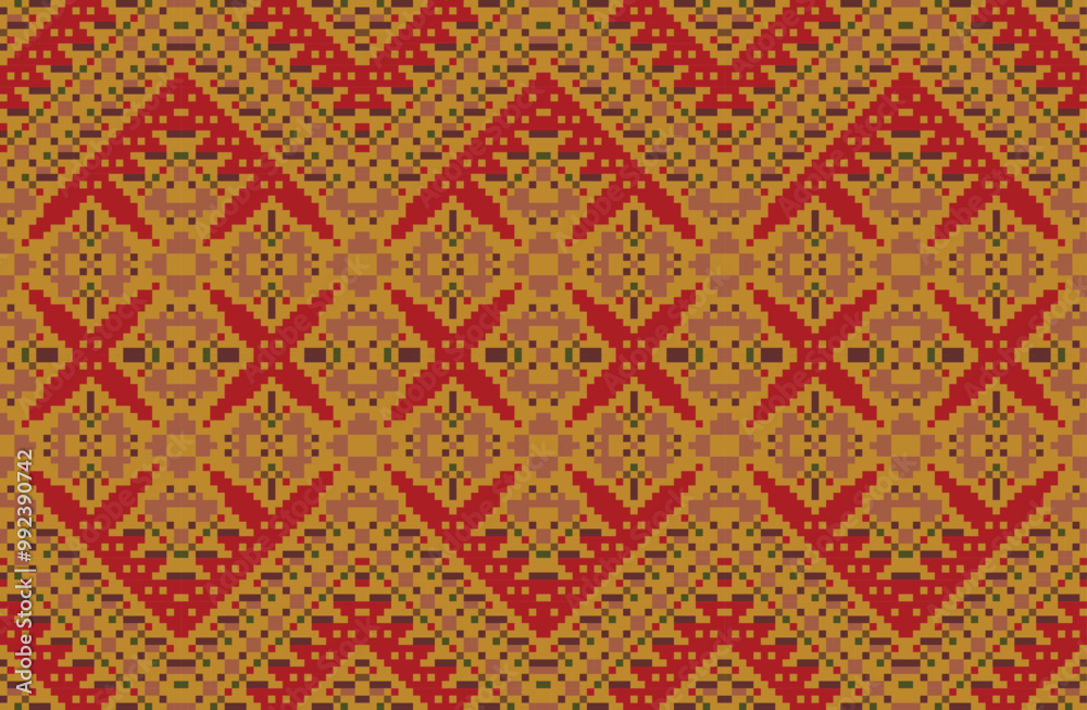 Ethnic Pattern Geometric Pattern Backgroundfolk Embroidery, Aztec Geometric Ornament Print. Design for Carpet, Wallpaper, Clothing, Wrapping, Fabric Ethnic Pattern Geometric Pattern Backgroundfolk Embroidery, Aztec Geometric Ornament Print. Design for Carpet, Wallpaper, Clothing, Wrapping, Fabric