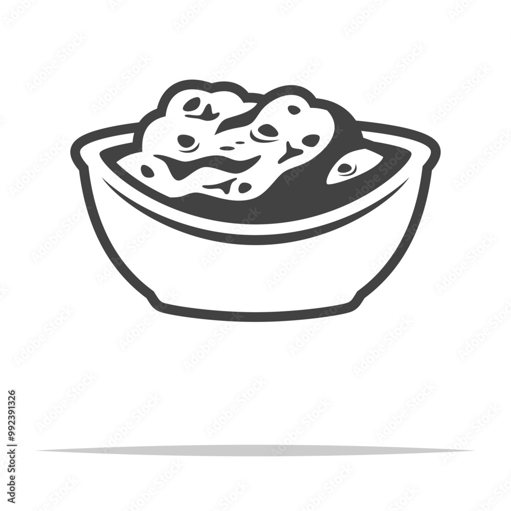 Cookie dough icon transparent vector isolated Cookie dough icon transparent vector isolated