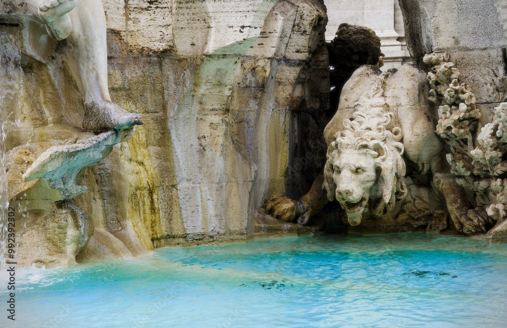Fountain in Rome Fountain in Rome