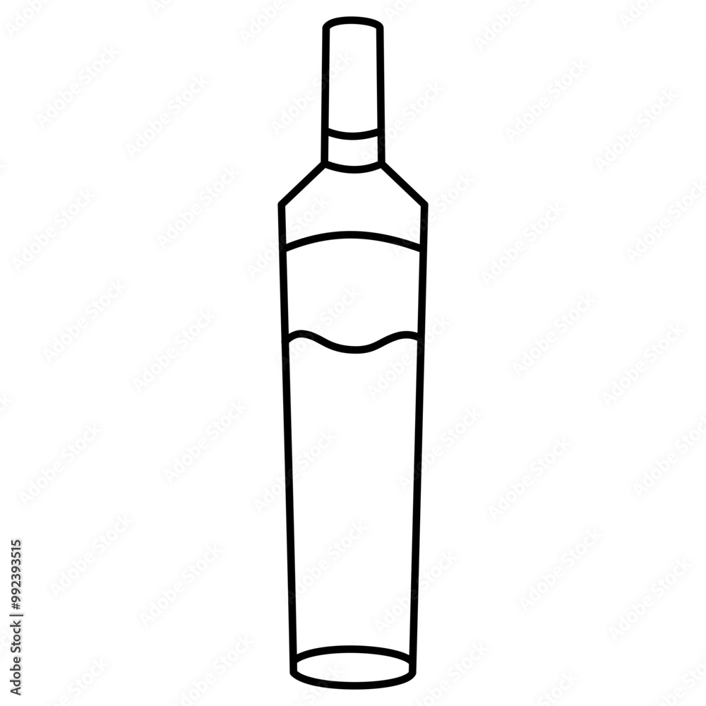 Vodka Bottle Icon Vodka Bottle Icon