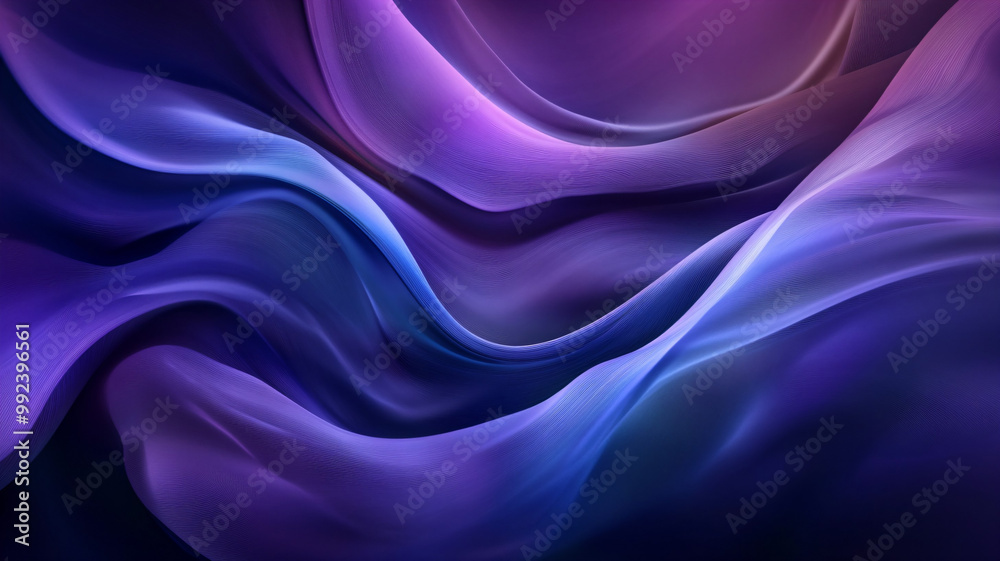 Obraz premium blue silk background