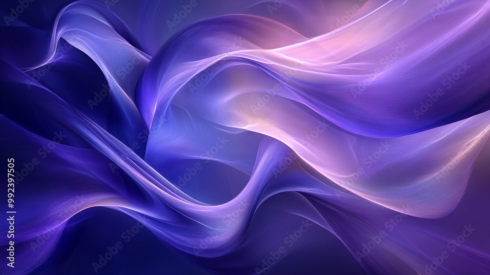 Obraz premium blue silk background