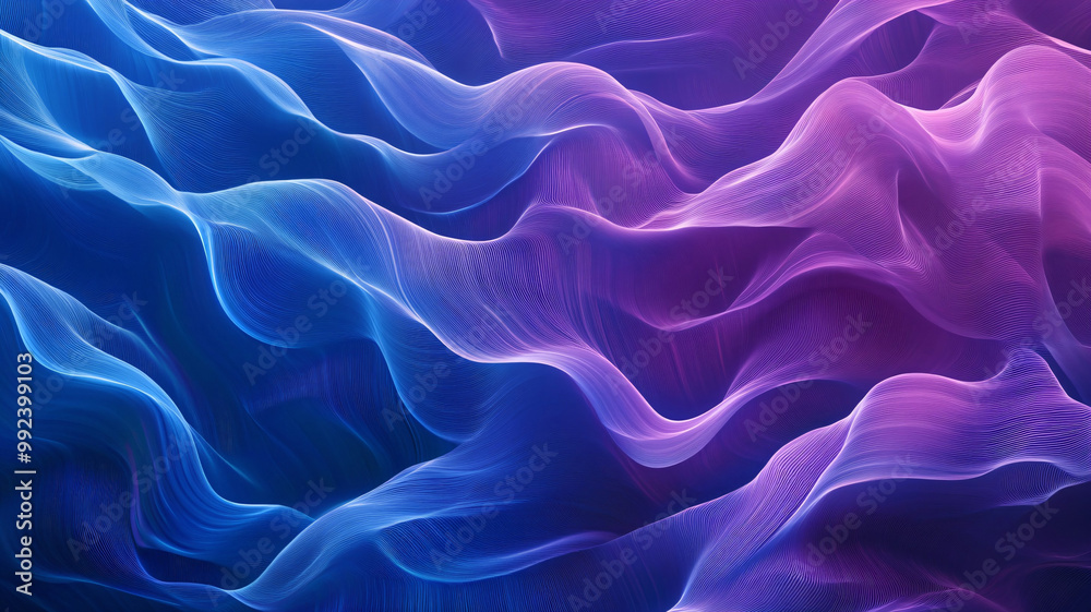 Obraz premium blue silk background