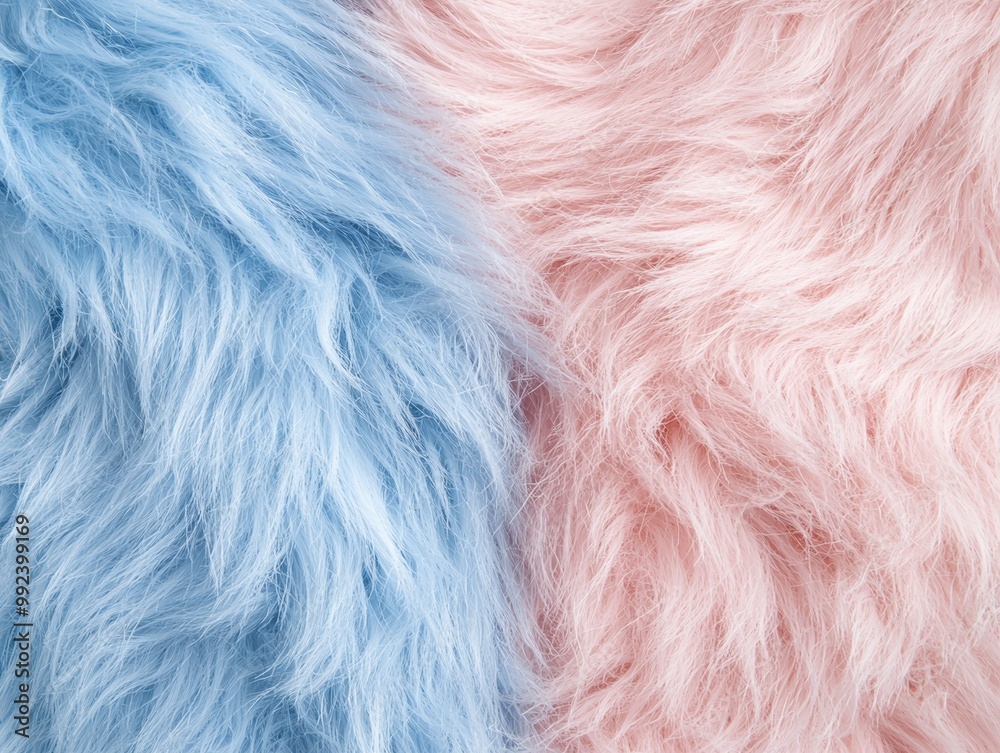 Fototapeta premium Soft and fluffy pastel colored fur texture