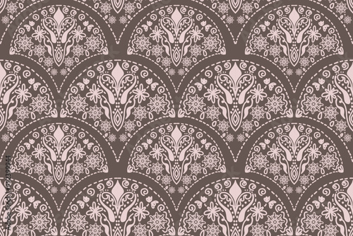 Ikat pattern, Ikat chevron, Paisley pattern, Vector element, Abstract Vector, Batik, fabric embroidery, Ethnic pattern, Ogee, Geometric ethnic, Seamless textile, native american, Background printing.