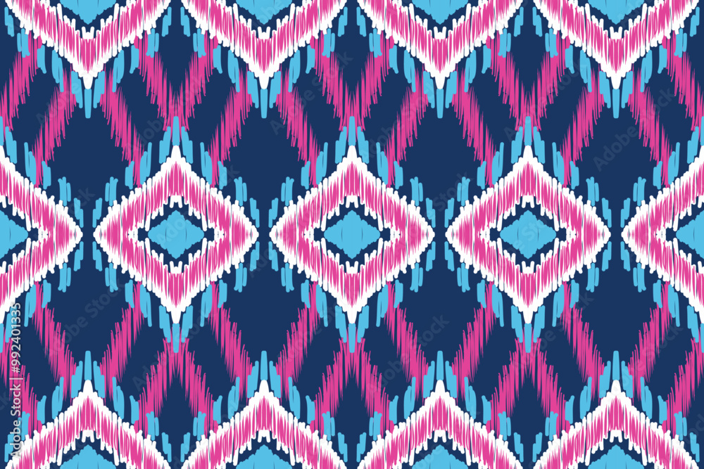 Ethnic pattern, Ikat pattern, Ikat chevron, Paisley pattern, Vector element, Abstract Vector, Batik, fabric embroidery, Ogee, Geometric ethnic, Seamless textile, native american, Background printing. Ethnic pattern, Ikat pattern, Ikat chevron, Paisley pattern, Vector element, Abstract Vector, Batik, fabric embroidery, Ogee, Geometric ethnic, Seamless textile, native american, Background printing.