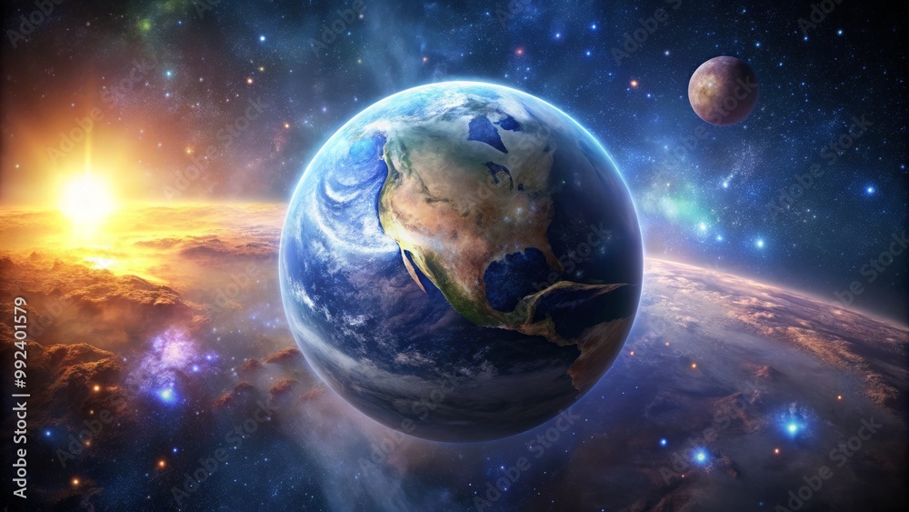 Eris, a tiny but mighty world, hangs suspended in the vast expanse of space, its presence both fragile and powerful Eris, a tiny but mighty world, hangs suspended in the vast expanse of space, its presence both fragile and powerful
