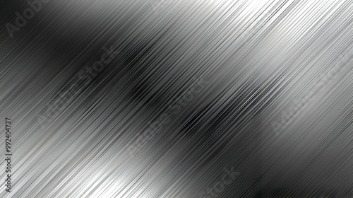 Abstract Diagonal Lines Background with Silver and Grey Tones, Suitable for Modern Designs and Digital Art