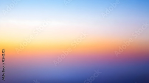 Abstract Gradient Background with Soft Blending of Blue, Yellow, Pink, and Purple Hues