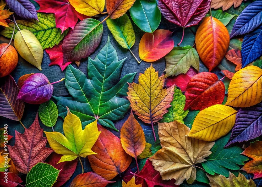 custom made wallpaper toronto digitalCollection of Diverse Leaves for Drawing, Sketching, and Art Inspiration in Various Colors and Shapes