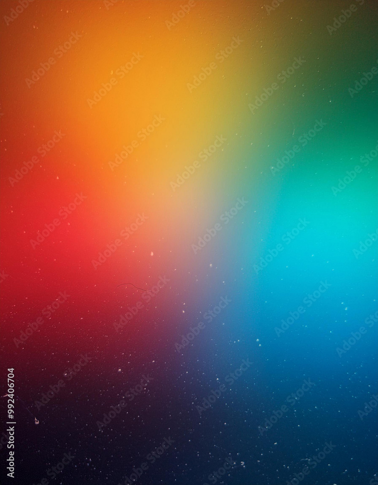 Abstract Blurred Color Mesh Gradient with Film Grain and Dust Texture Effect. Abstract Blurred Color Mesh Gradient with Film Grain and Dust Texture Effect.