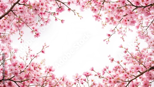 Sakura branches and trees clipping path cherry blossom branches isolated, Sakura, branches, trees, clipping path, cherry blossom