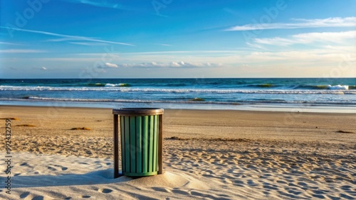 Sp?lm?ll an einem Strand in Hamm D?sseldorf, NRW, Deutschland , M?ll, Str?nde, Umweltverschmutzung, Recycling photo