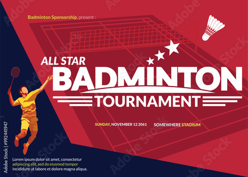 All Badminton League, Badminton Poster