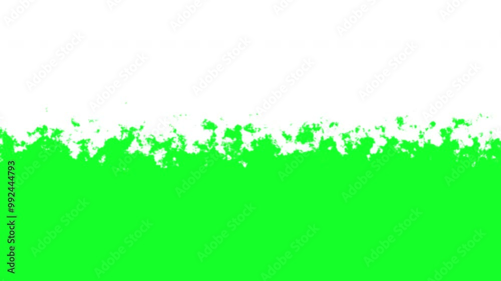 Green screen effect rising from the bottom on a white background, perfect for visual effects, chroma keying, and motion graphics in video production. High quality 4k footage Green screen effect rising from the bottom on a white background, perfect for visual effects, chroma keying, and motion graphics in video production. High quality 4k footage