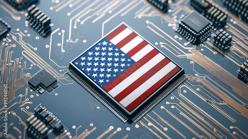 American Chip: A close-up o...