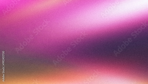 Abstract grainy gradient background purple orange retro noise texture banner poster backdrop design. Colorful grainy gradient texture backdrop design