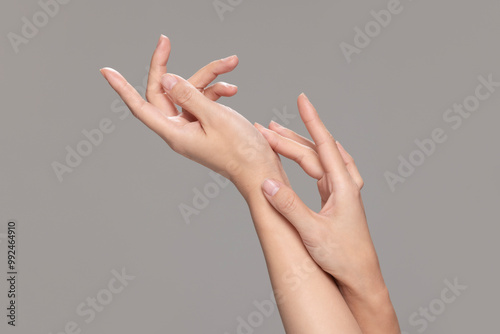 Close Up Of Female Hands photo