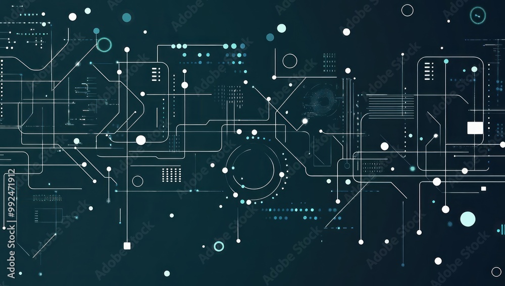 Abstract Digital Technology Background Abstract Digital Technology Background