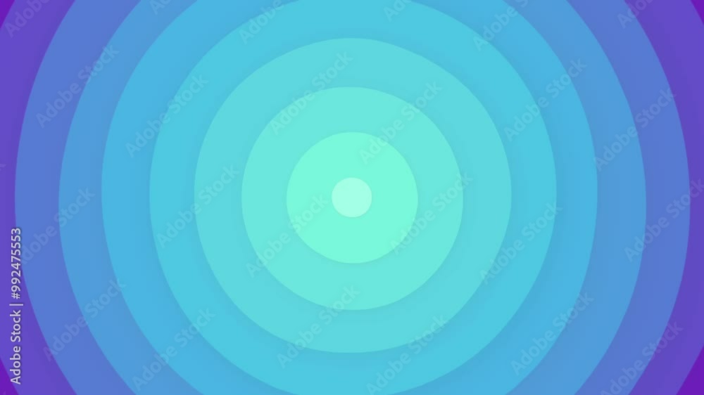 Video illustration of a blur circle background from small to large that moves outward Video illustration of a blur circle background from small to large that moves outward