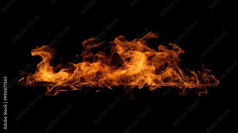 Dynamic orange flames dancing against a dark background, creating an intense, dramatic effect perfect for various designs. Dynamic orange flames dancing against a dark background, creating an intense, dramatic effect perfect for various designs.