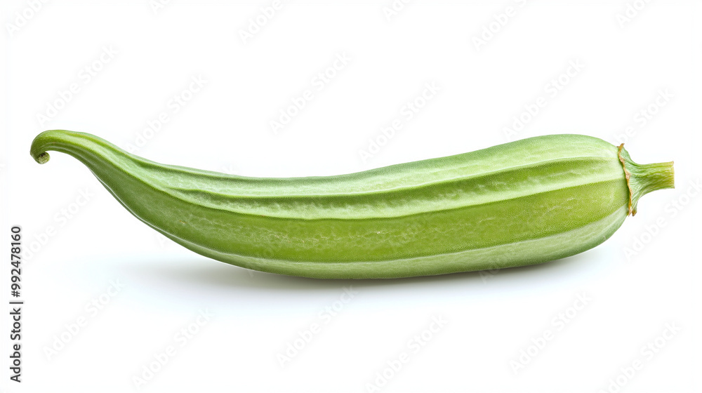 ridge gourd isolated on white background ridge gourd isolated on white background