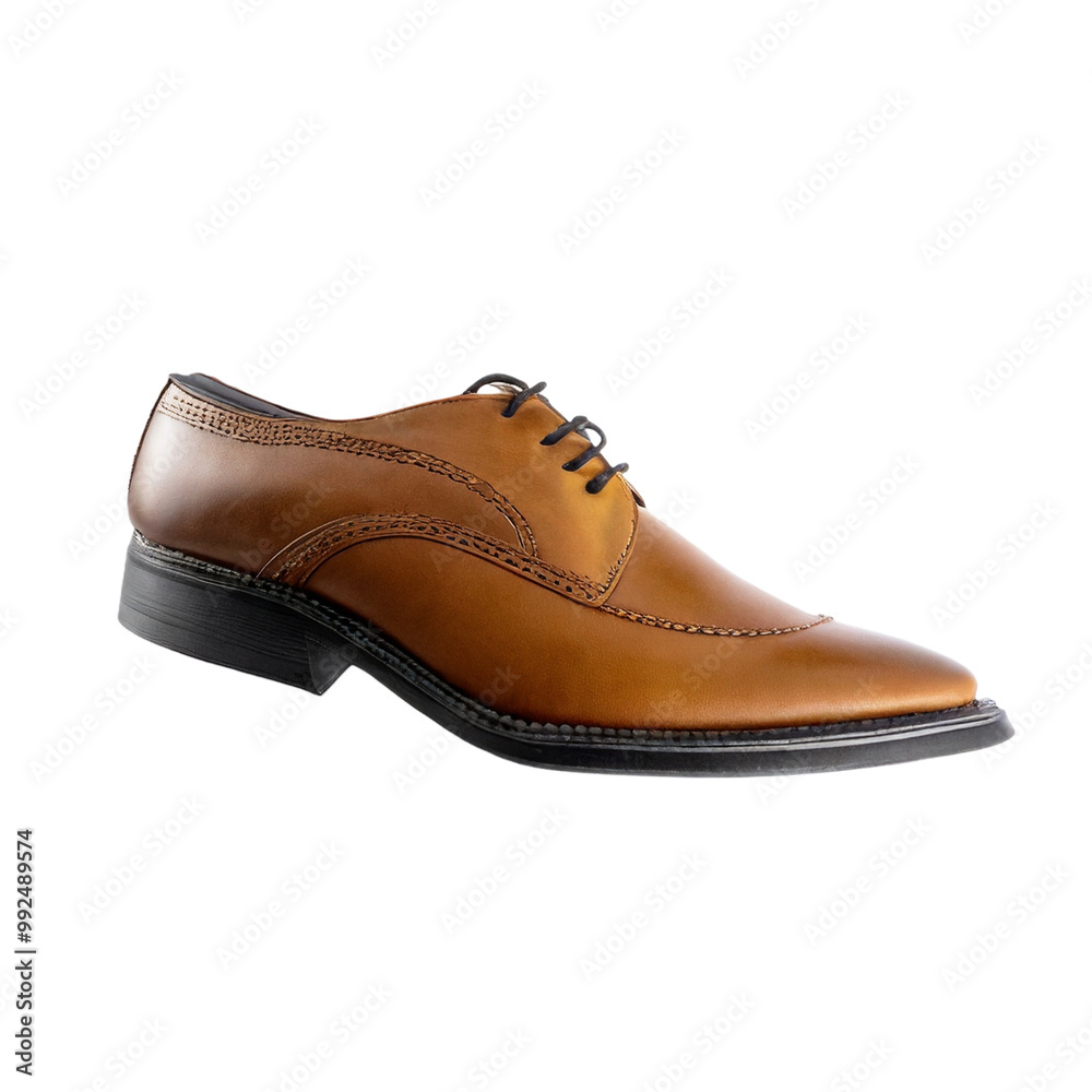 leather shoes isolated on white background top view leather shoes isolated on white background top view