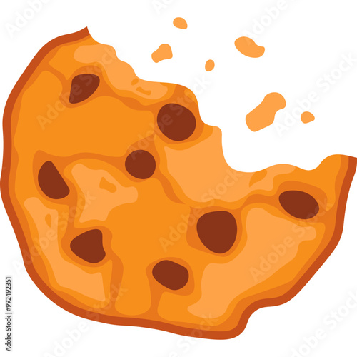 Chocolate Cookies Illustration